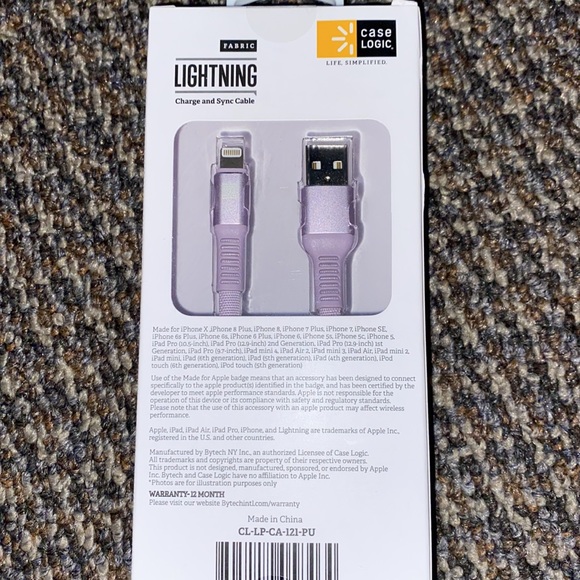 NEW 6 foot iPhone charging cable - Picture 3 of 3